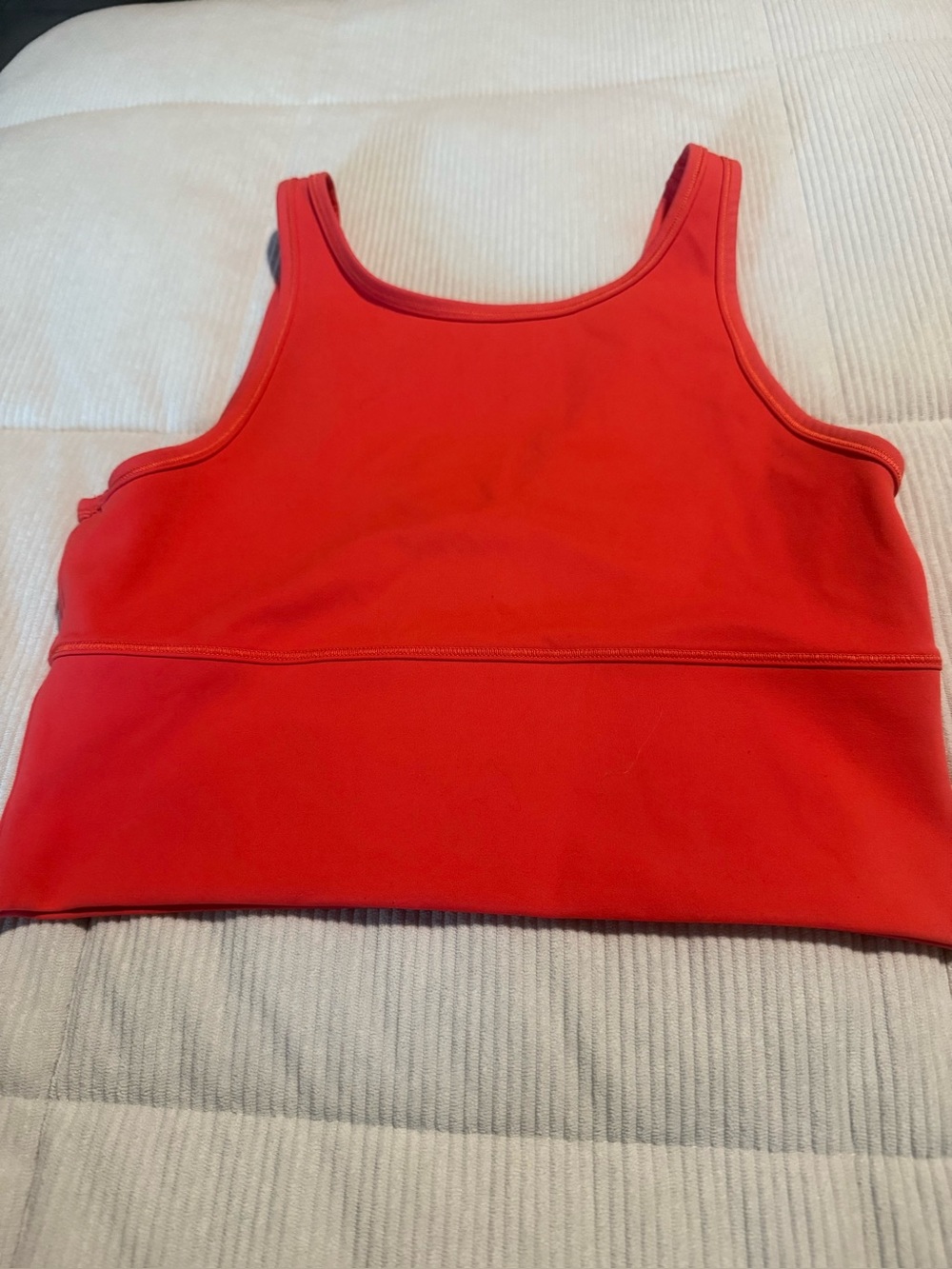 Lululemon Power Pivot Tank in Carnation Red-Size 8